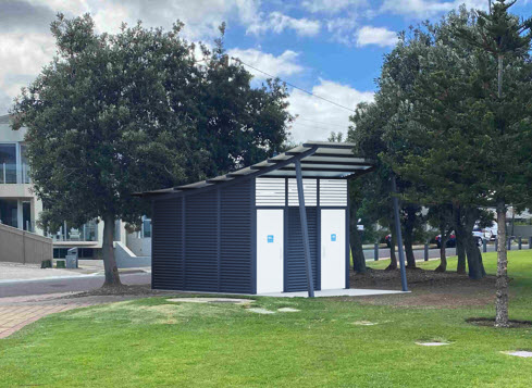 proposed render of toilet block