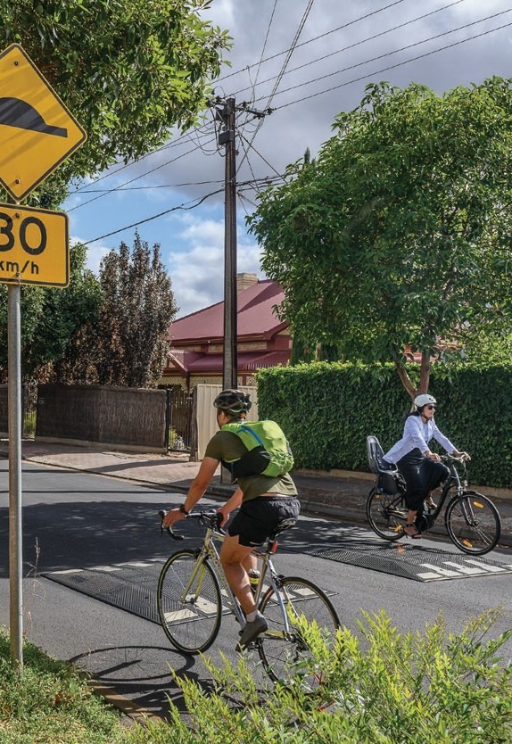 Example of speed cushion